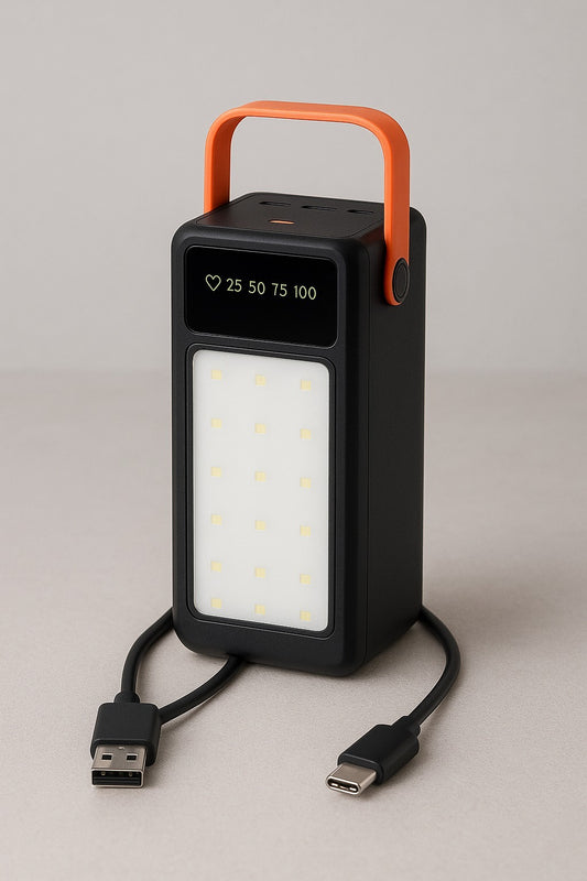 100000MAH Yüksek Kapasiteli LED Işıklı Hızlı Şarj Powerbank – Taşınabilir Şarj Cihazı