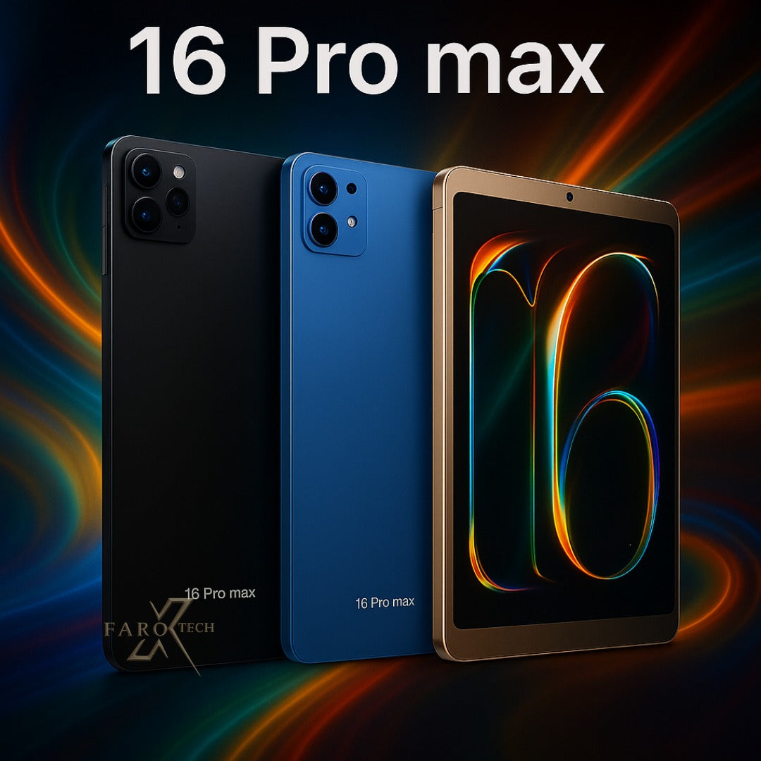 16 Pro Max Tablet - 10.1” Fhd Ekran, Android 13, 13MP Kamera, Bluetooth & Wifi