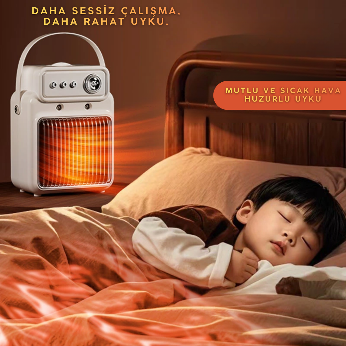 Akıllı Nemlendirme Isıtıcısı – Ortamı Kurutmadan Sıcaklık Sağlar - Hassas Ciltler - Ultra Sessiz