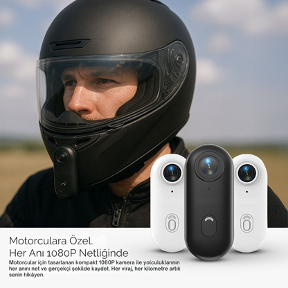 1080p POV Aksiyon Kamerası - Su Geçirmez - WiFi - 10 Parça Set !