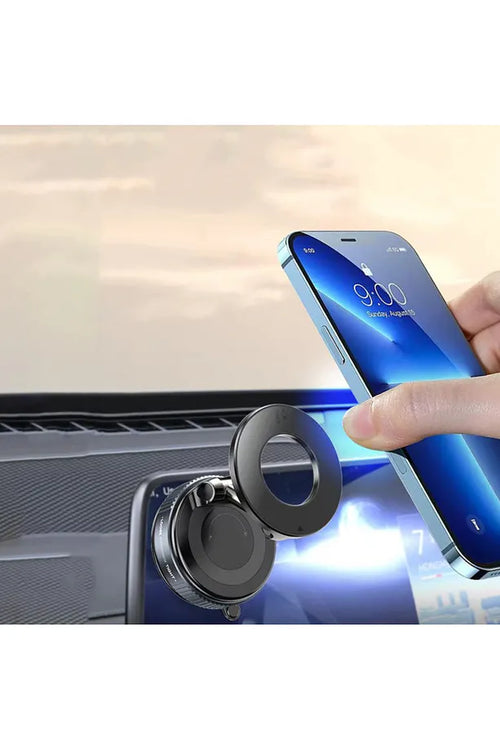 Araç Telefon Tutucu 360 Derece Vakumlu Tasarım Magsafe Magnetik Telefon tutacak Araba Oto Aksesuar