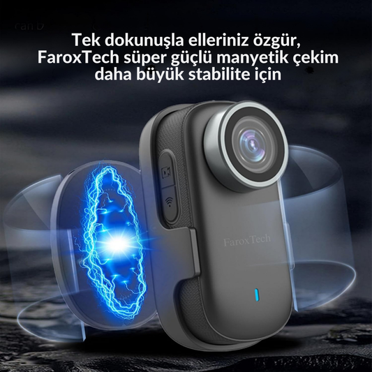 4K Ultra HD Spor & Aksiyon Kamerası – Su Geçirmez, WiFi Destekli, Geniş Açılı Lens, Uzun Pil Ömrü