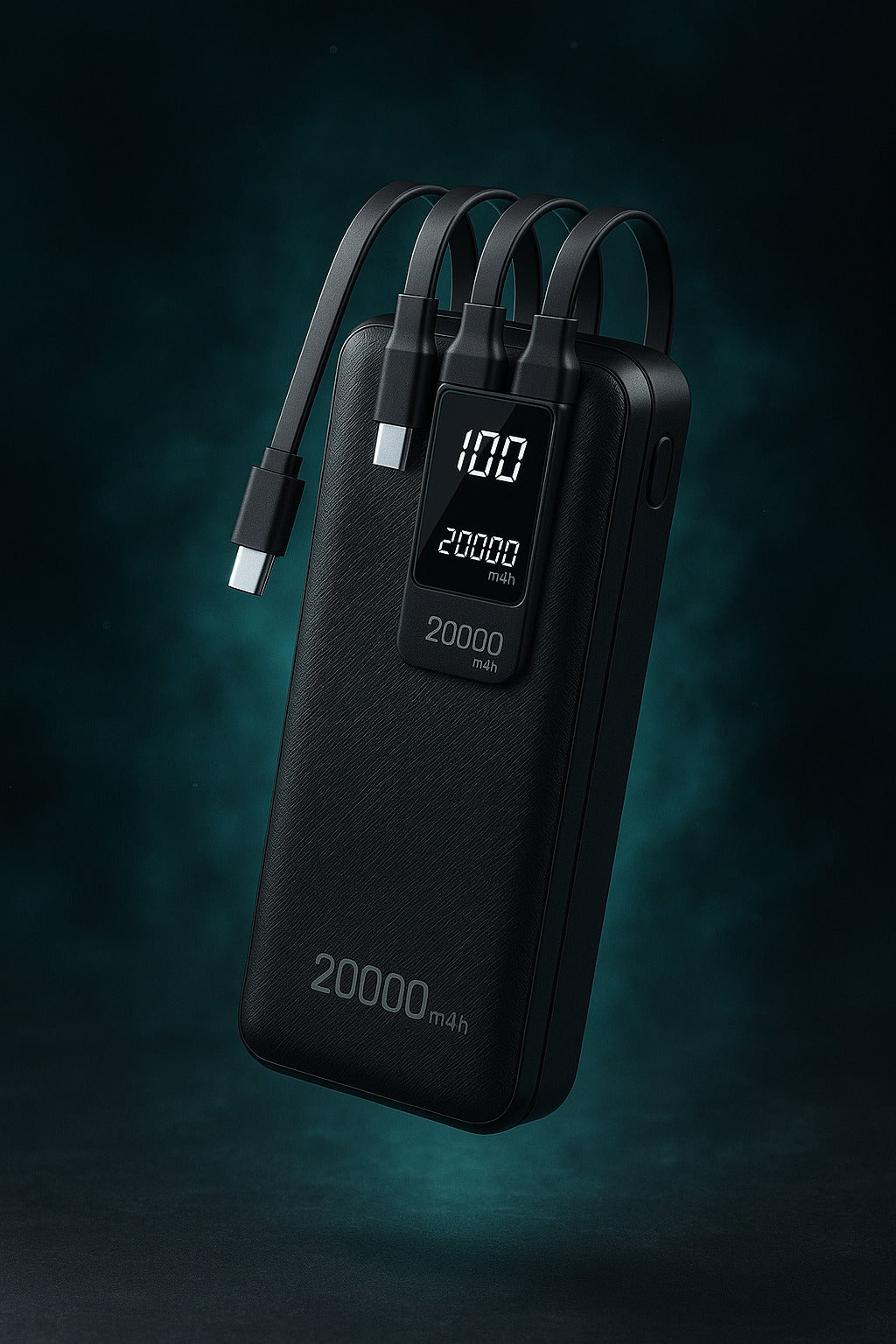 20.000mAh Solar Şarjlı Taşınabilir Powerbank | LED Ekranlı Kompakt Harici Batarya