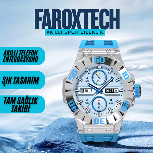 Akıllı Spor Saat – IP67 Suya Dayanıklı, Sağlık Takibi, Bluetooth Arama, Uzun Pil Ömrü