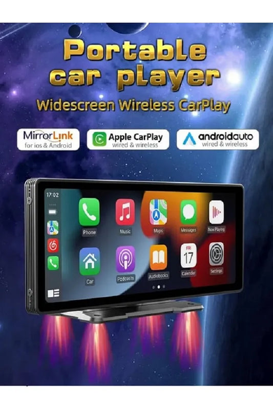 Taşınabilir Araç Multimedya Ekranı | HD Dokunmatik Oto Ekran | CarPlay & Android Auto Destekli