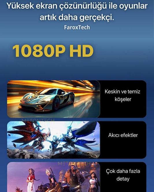GS5 Pro Oyun Konsolu | PS5 Görünümlü |53 Emülatör – Çift Kol – Tak Çalıştır