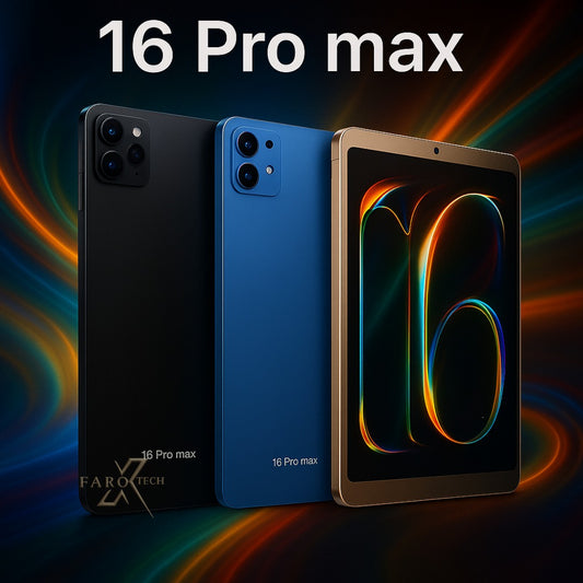 16 Pro Max Tablet - 10.1” Fhd Ekran, Android 13, 13MP Kamera, Bluetooth & Wifi
