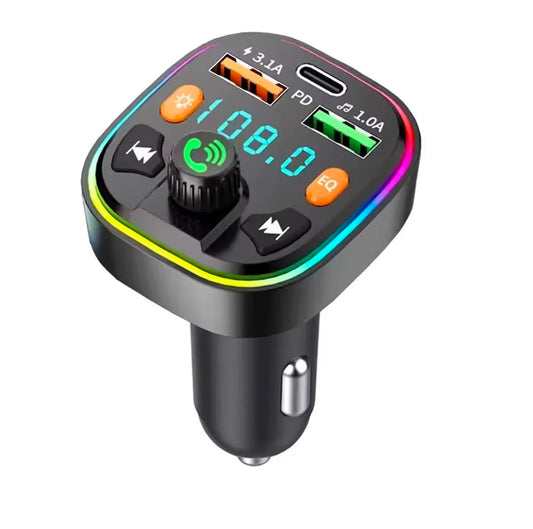 Bluetooth FM Transmitter Araba Çakmaklık | Hızlı Şarj