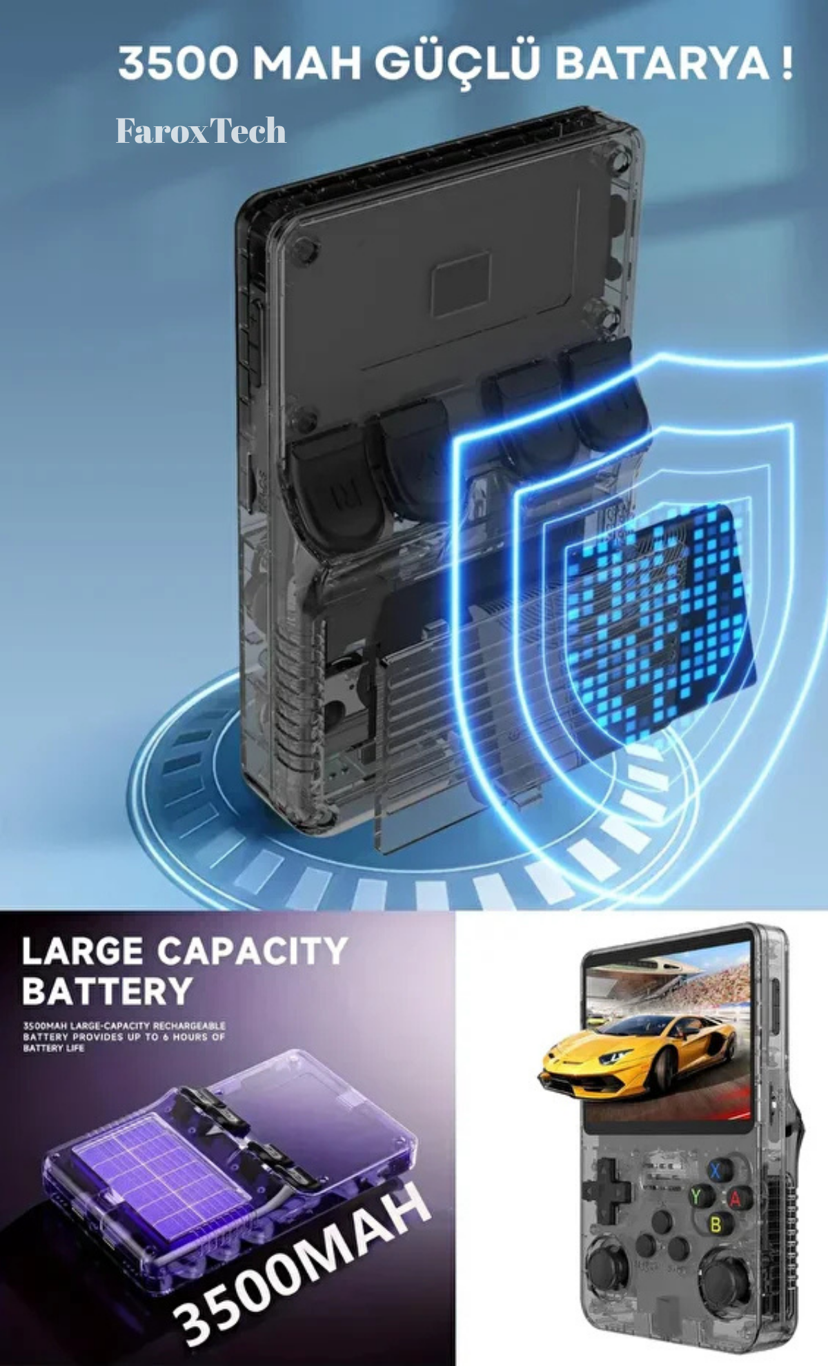 R36S Oyun Canavarı | 15.000+ Yüklü Oyun | HD IPS Ekran | Retro El Konsolu