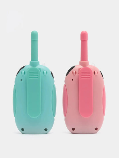 Renkli Çocuk Telsiz Seti – 2’li Walkie Talkie, Uzun Menzilli, Eğlenceli Oyun Telsizi