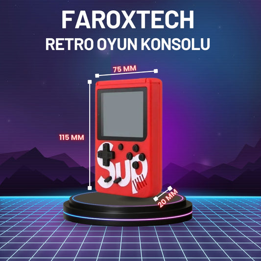 Taşınabilir Retro Atari Oyun Konsolu – 400+ Nostaljik Oyun Bir Arada